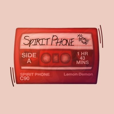 Spirit Phone Cassette Tape Tote Bag Official Lemon Demon Merch