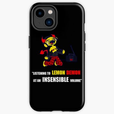 Listening To Lemon Demon At An Insensible Volume Iphone Case Official Lemon Demon Merch
