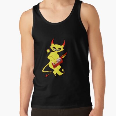 Bordered Lemon Demon Tank Top Official Lemon Demon Merch