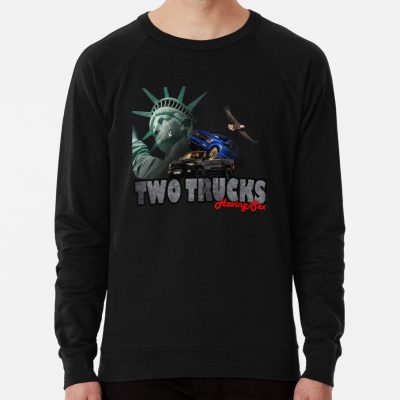 Two Trucks Sweatshirt Official Lemon Demon Merch