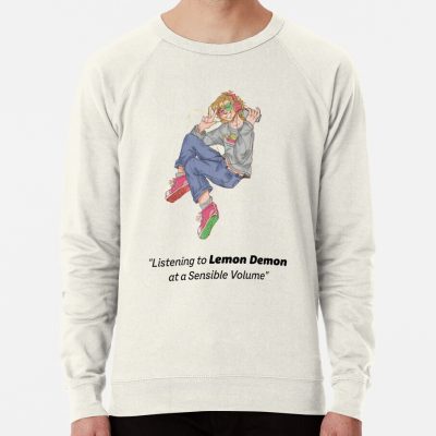 Listening To Lemon Demon At A Sensible Volume Sweatshirt Official Lemon Demon Merch