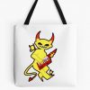 Bordered Lemon Demon Tote Bag Official Lemon Demon Merch