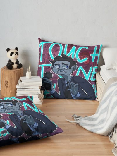 Touch Tone Telephone Throw Pillow Official Lemon Demon Merch