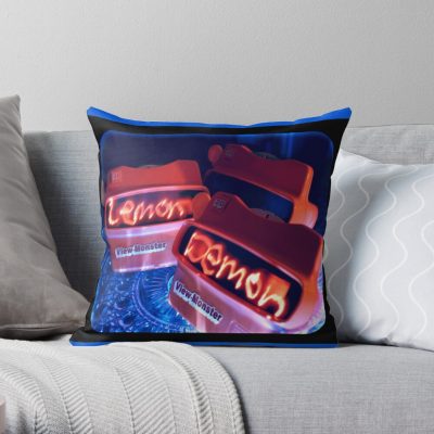 View Monster Album Cover Throw Pillow Official Lemon Demon Merch