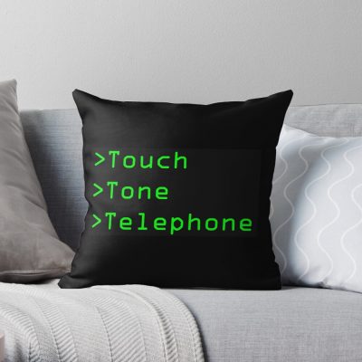 Touch Tone Telephone Throw Pillow Official Lemon Demon Merch