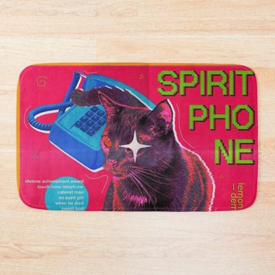 Spirit Phone - Lemon Demon Bath Mat Official Lemon Demon Merch