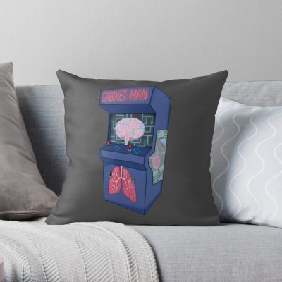 Cabinet Man Lemon Demon Lung Throw Pillow