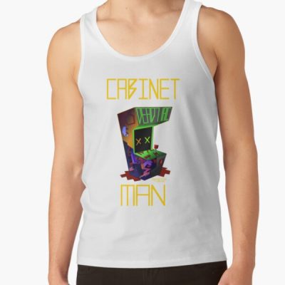 Cabinet Man Neon Light Lemon Demon Tank Top